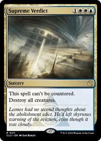 Supreme Verdict - Ravnica: Clue Edition - Magic: The Gathering card