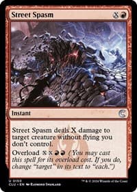Street Spasm - Ravnica: Clue Edition - Magic: The Gathering card