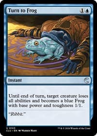 Turn to Frog - Ravnica: Clue Edition - Magic: The Gathering card