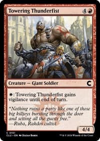 Towering Thunderfist - Ravnica: Clue Edition - Magic: The Gathering card
