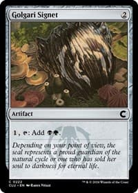 Golgari Signet - Ravnica: Clue Edition - Magic: The Gathering card