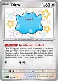 Ditto - SV: Paldean Fates - Pokemon card