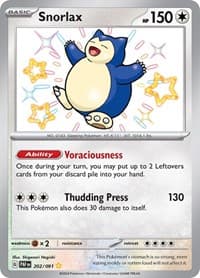 Snorlax - SV: Paldean Fates - Pokemon card