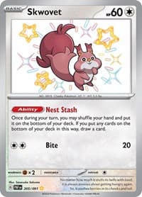 Skwovet - SV: Paldean Fates - Pokemon card