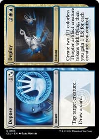 Depose // Deploy - Ravnica: Clue Edition - Magic: The Gathering card