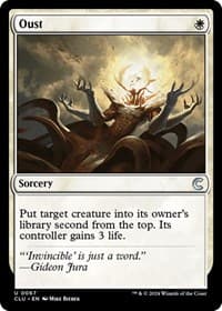 Oust - Ravnica: Clue Edition - Magic: The Gathering card
