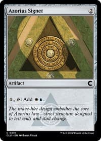 Azorius Signet - Ravnica: Clue Edition - Magic: The Gathering card