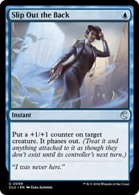 Slip Out the Back - Ravnica: Clue Edition - Magic: The Gathering card