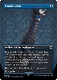 Candlestick (Borderless) - Ravnica: Clue Edition - Magic: The Gathering card