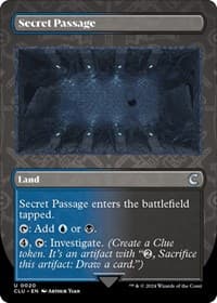 Secret Passage (Borderless) - Ravnica: Clue Edition - Magic: The Gathering card