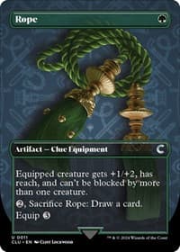 Rope (Borderless) - Ravnica: Clue Edition - Magic: The Gathering card