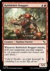 Rubblebelt Braggart - Murders at Karlov Manor - Magic: The Gathering card