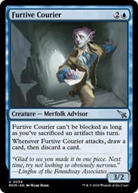 Furtive Courier - Murders at Karlov Manor - Magic: The Gathering card