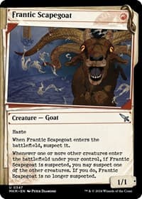 Frantic Scapegoat (Showcase) - Murders at Karlov Manor - Magic: The Gathering card