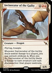 Incinerator of the Guilty (Showcase) - Murders at Karlov Manor - Magic: The Gathering card