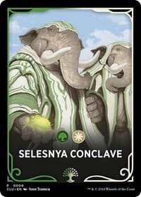 Selesnya Conclave Theme Card - Ravnica: Clue Edition - Magic: The Gathering card
