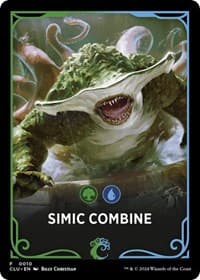 Simic Combine Theme Card - Ravnica: Clue Edition - Magic: The Gathering card