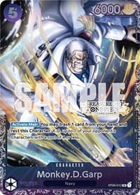Monkey.D.Garp (Treasure Cup) - One Piece Promotion Cards - One Piece Card Game card