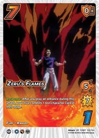 Zeru's Flames - Yu Yu Hakusho: Dark Tournament - UniVersus card