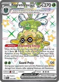 Forretress ex - SV: Paldean Fates - Pokemon card
