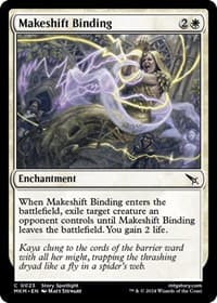 Makeshift Binding - Murders at Karlov Manor - Magic: The Gathering card