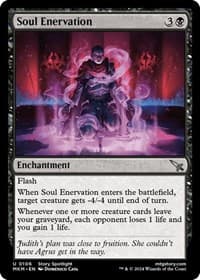 Soul Enervation - Murders at Karlov Manor - Magic: The Gathering card