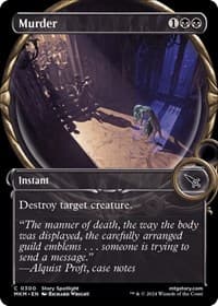 Murder (Showcase) - Murders at Karlov Manor - Magic: The Gathering card