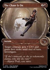 The Chase Is On (Showcase) - Murders at Karlov Manor - Magic: The Gathering card