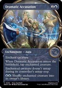 Dramatic Accusation (Showcase) - Murders at Karlov Manor - Magic: The Gathering card