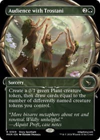 Audience with Trostani (Showcase) - Murders at Karlov Manor - Magic: The Gathering card