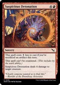 Suspicious Detonation - Murders at Karlov Manor - Magic: The Gathering card