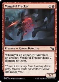 Vengeful Tracker - Murders at Karlov Manor - Magic: The Gathering card