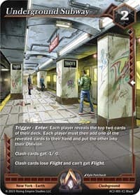 Underground Subway - Clashgrounds - Alpha Clash card