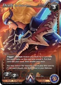 Death, the Relentless - Clashgrounds - Alpha Clash card