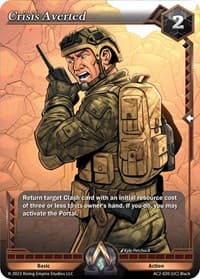 Crisis Averted - Clashgrounds - Alpha Clash card