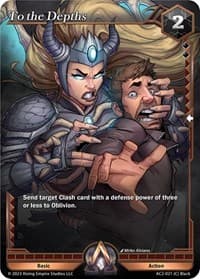 To the Depths - Clashgrounds - Alpha Clash card