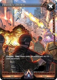 Hunker Down - Clashgrounds - Alpha Clash card