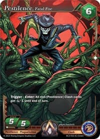 Pestilence, Fatal Foe - Clashgrounds - Alpha Clash card