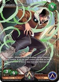 Sonoro, Sonic Blaster - Clashgrounds - Alpha Clash card