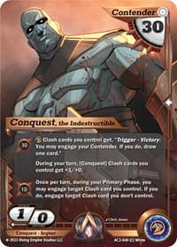 Conquest, the Indestructible - Clashgrounds - Alpha Clash card