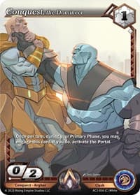 Conquest, the Domineer - Clashgrounds - Alpha Clash card