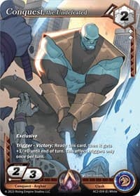 Conquest, the Undefeated - Clashgrounds - Alpha Clash card