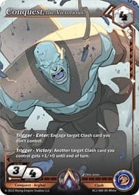 Conquest, the Victorious - Clashgrounds - Alpha Clash card