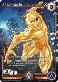 Shadowlight, In Pursuit - Clashgrounds - Alpha Clash card