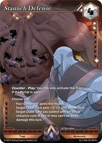 Staunch Defense - Clashgrounds - Alpha Clash card