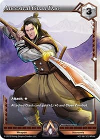 Ancestral Guan Dao - Clashgrounds - Alpha Clash card