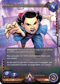 Haven, Provoked - Clashgrounds - Alpha Clash card