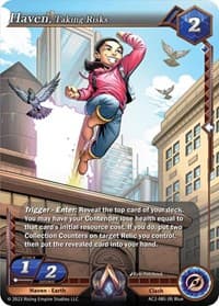 Haven, Taking Risks - Clashgrounds - Alpha Clash card