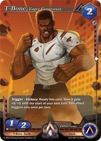 T-Bone, Eager Contestant - Clashgrounds - Alpha Clash card