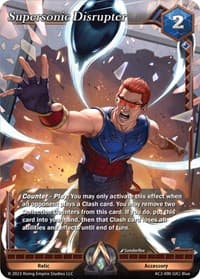 Supersonic Disruptor - Clashgrounds - Alpha Clash card